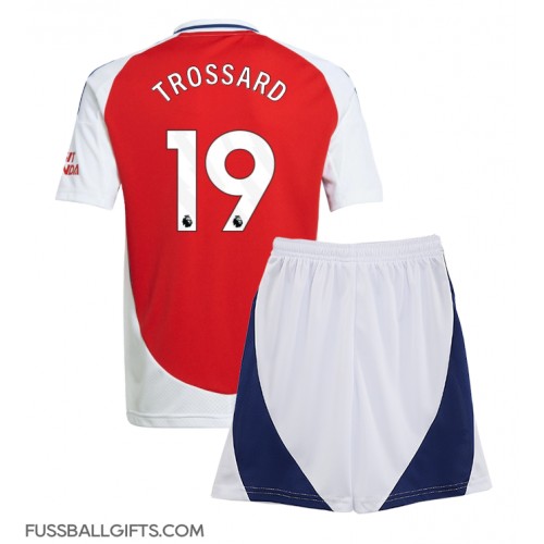 Arsenal Leandro Trossard #19 Fußballbekleidung Heimtrikot Kinder 2024-25 Kurzarm (+ kurze hosen)